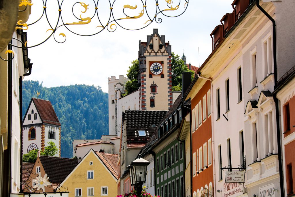 Malerische Altstadt in Füssen