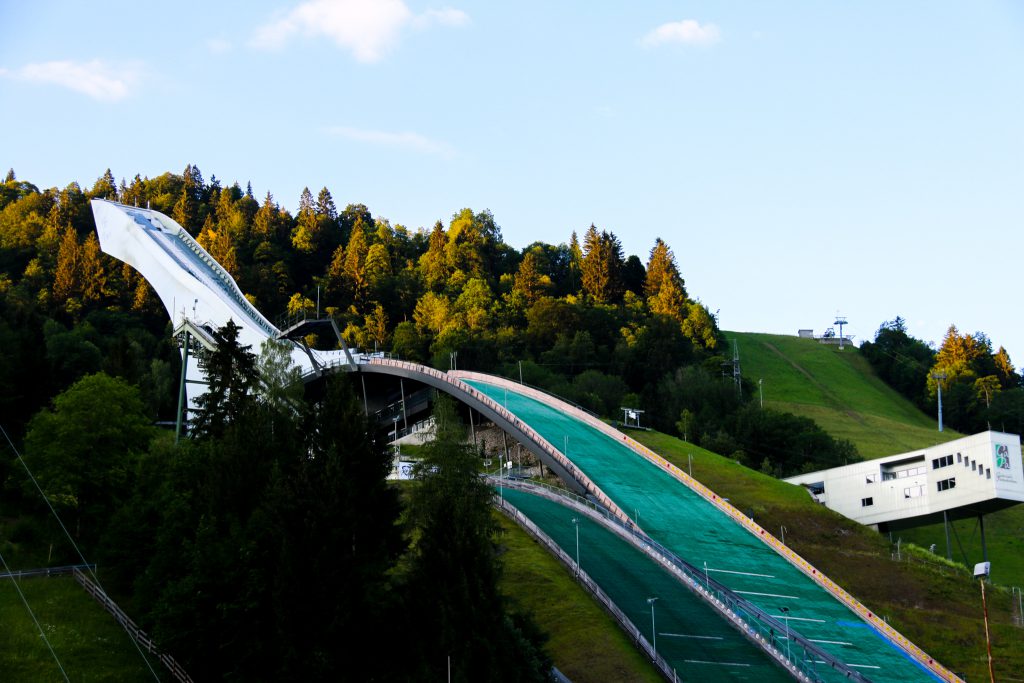 Olympia Skisprungschanze in Garmisch Partenkirchen