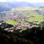 Panorama über Oberammergau von der Seilbahn aus